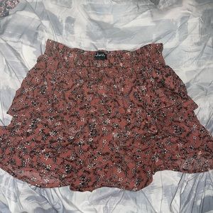 Flower Tiered Layered Skirt